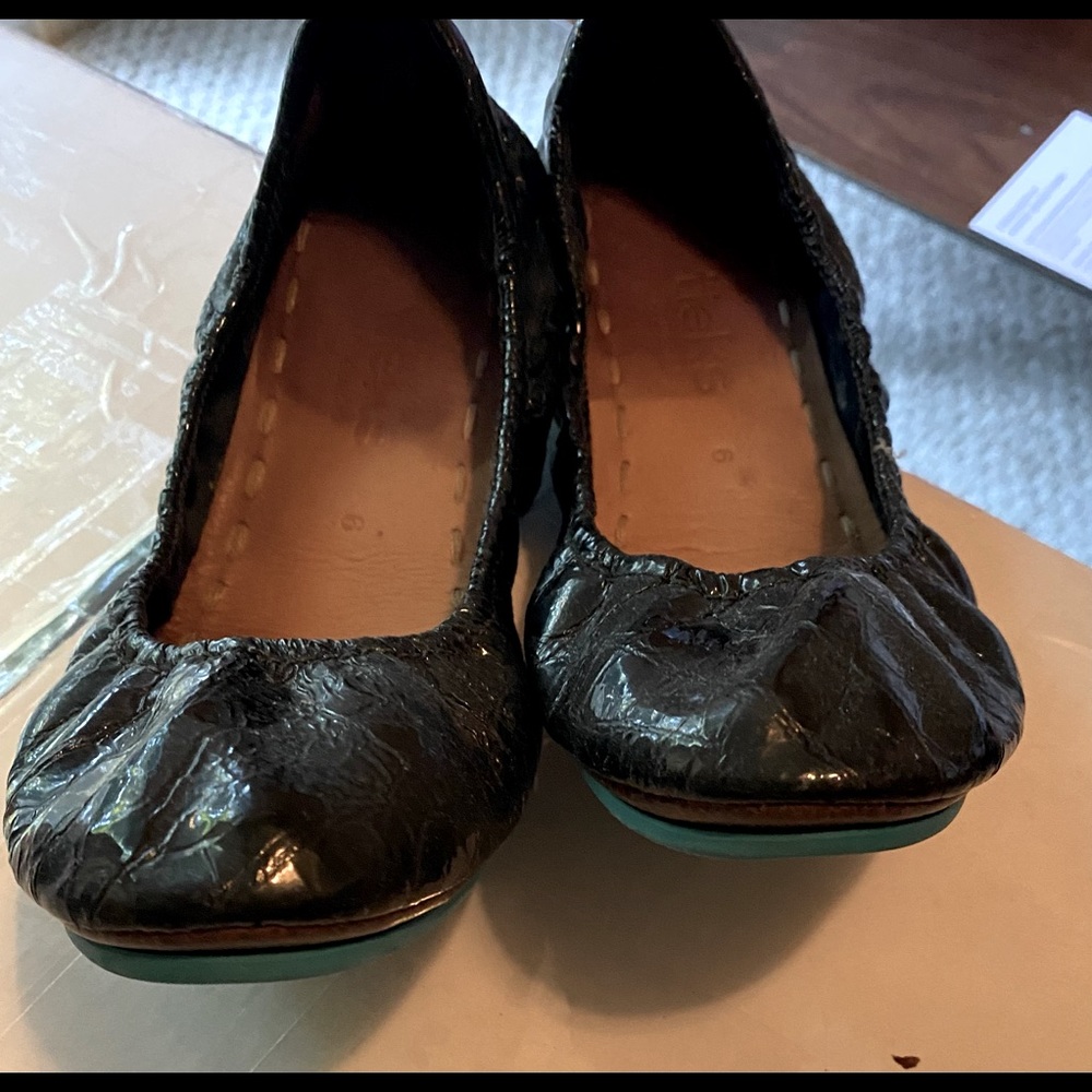 Tieks Obsidian Black size 6